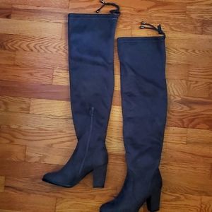 Over the knee boots, like new!